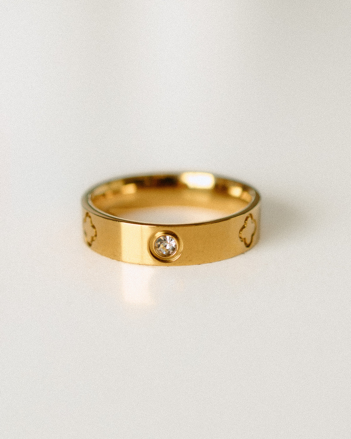 Band Clover Ring