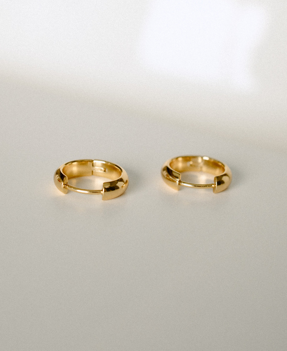 Golden Hoop Earrings