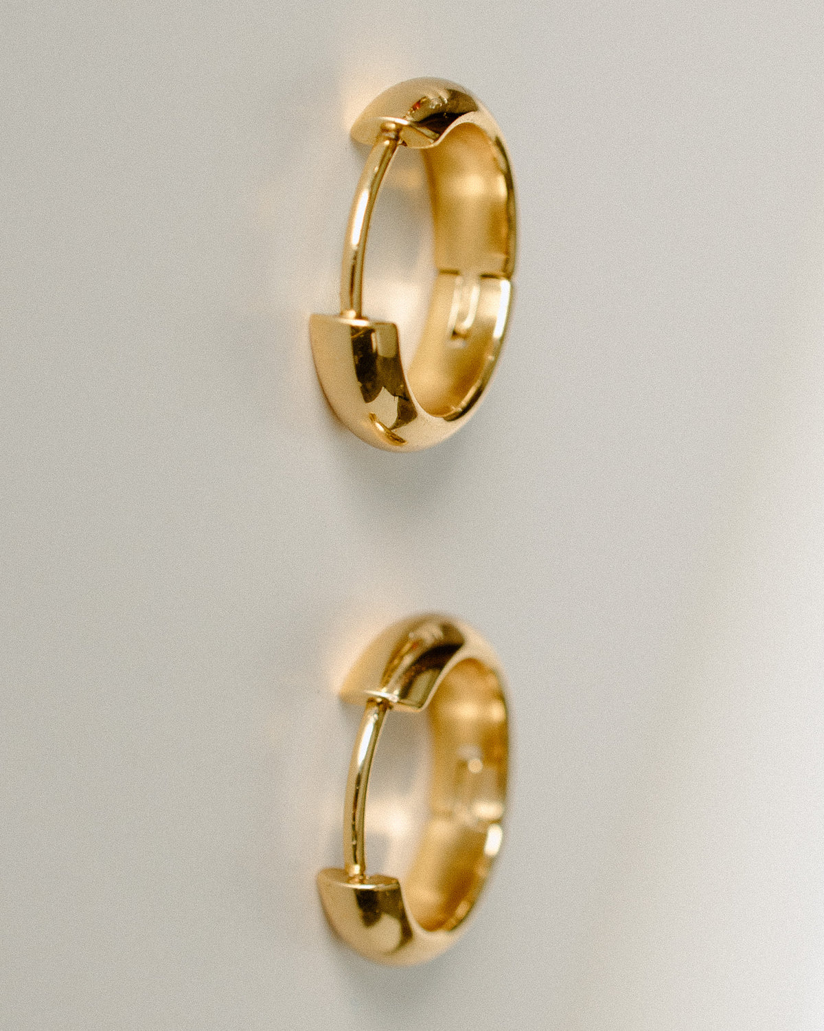 Golden Hoop Earrings
