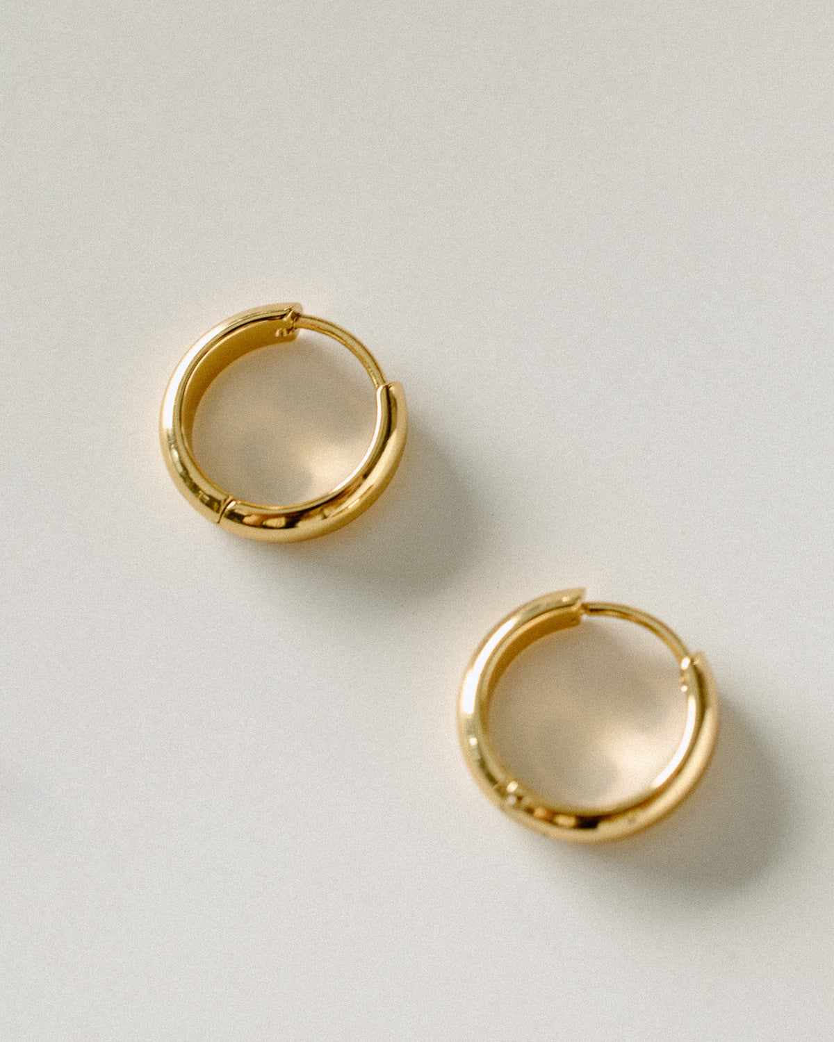 Golden Hoop Earrings
