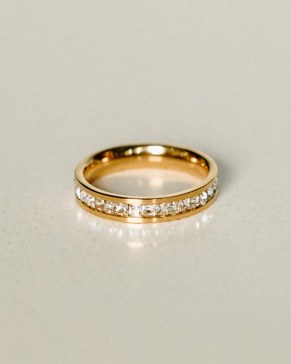Halo Clover Ring