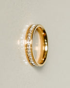 Halo Clover Ring