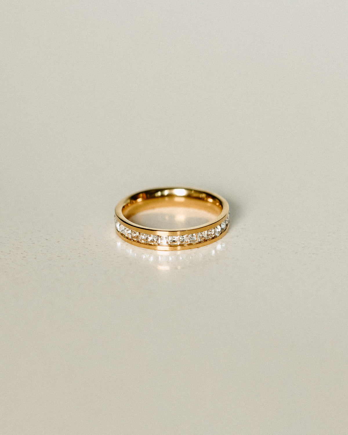 Halo Clover Ring